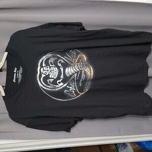 Cobra Kai Mens T-shirt Black Size 2X GUC